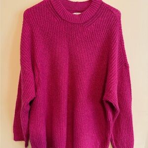 American Eagle Outfitters Vibrant Pink Sweater
